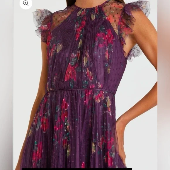 Ieena for Mac Dugal Floral Dress NWOT - Picture 3 of 7